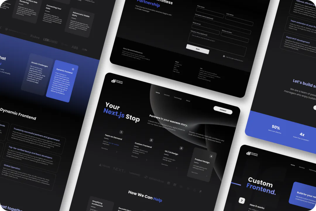 Dynamic Frontend